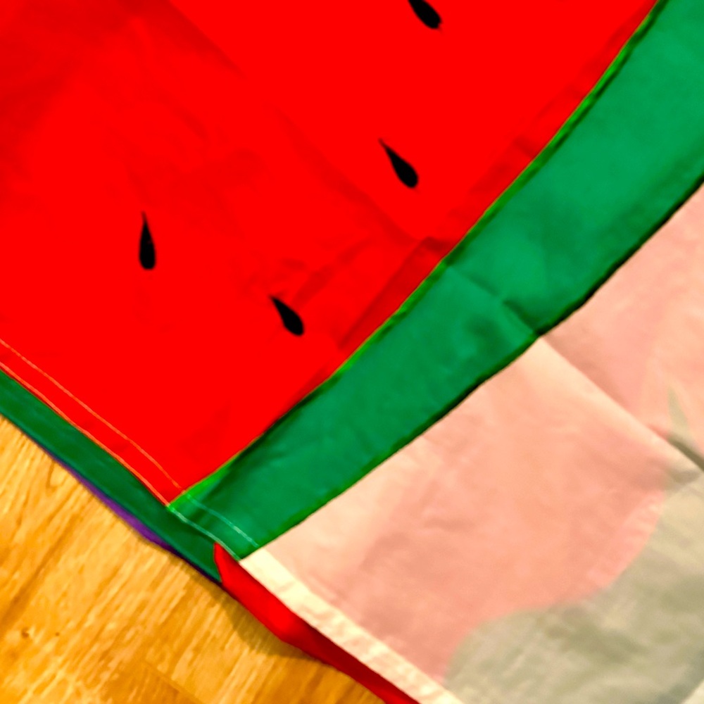 NWOT Large Outdoor Flags - Fun Designs! Watermelon, Hummingbird, Ice Cream! Cute - Picture 2 of 10